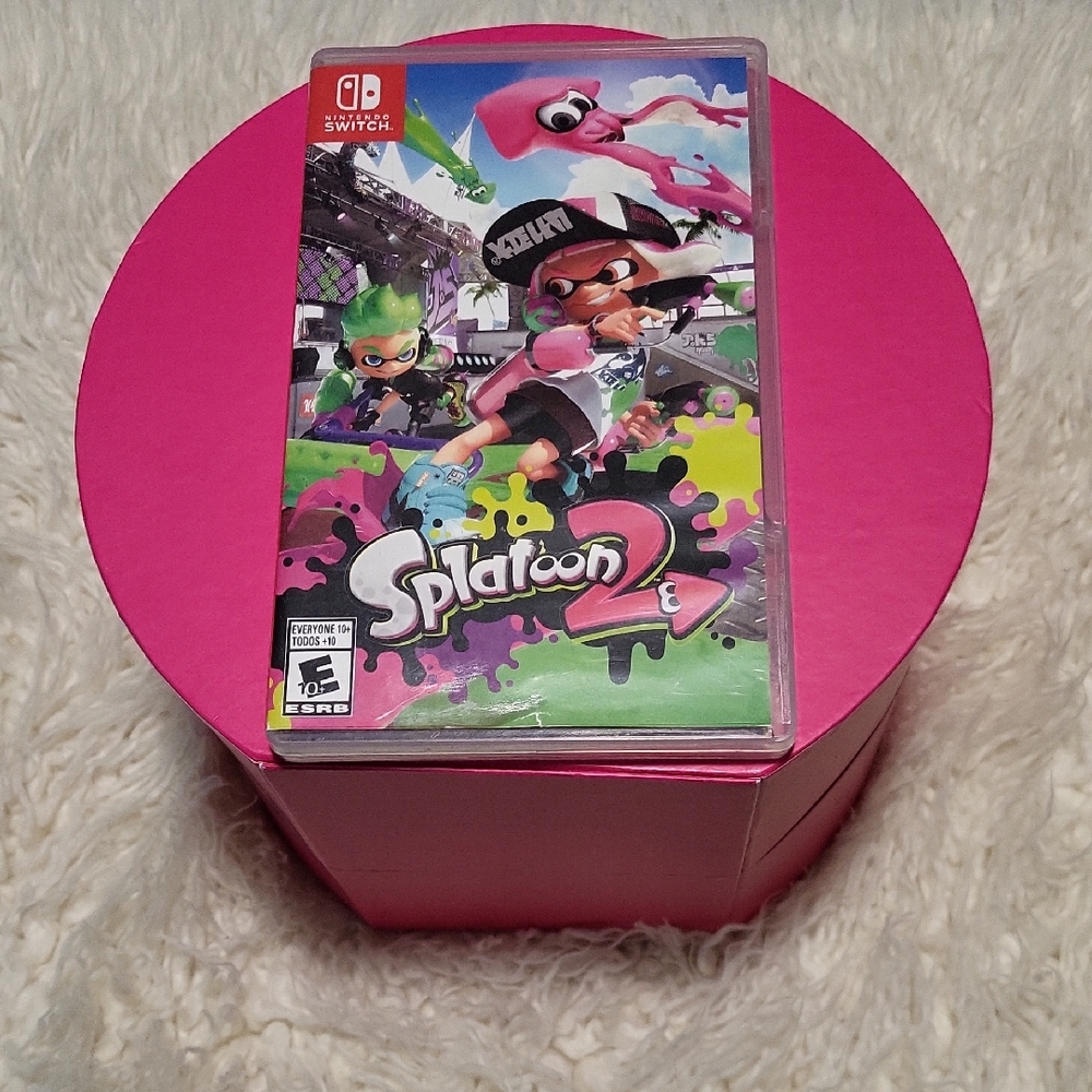 Nintendo Splatoon 2 with Pink and Green Cover Art